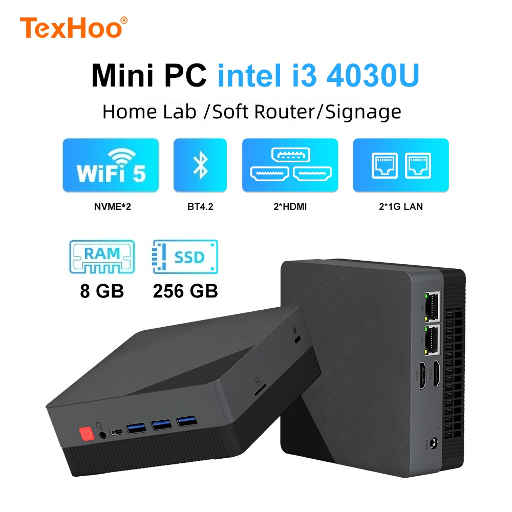 Khadas Vim4 8Gb - Mini PC Texhoo Intel Core i3