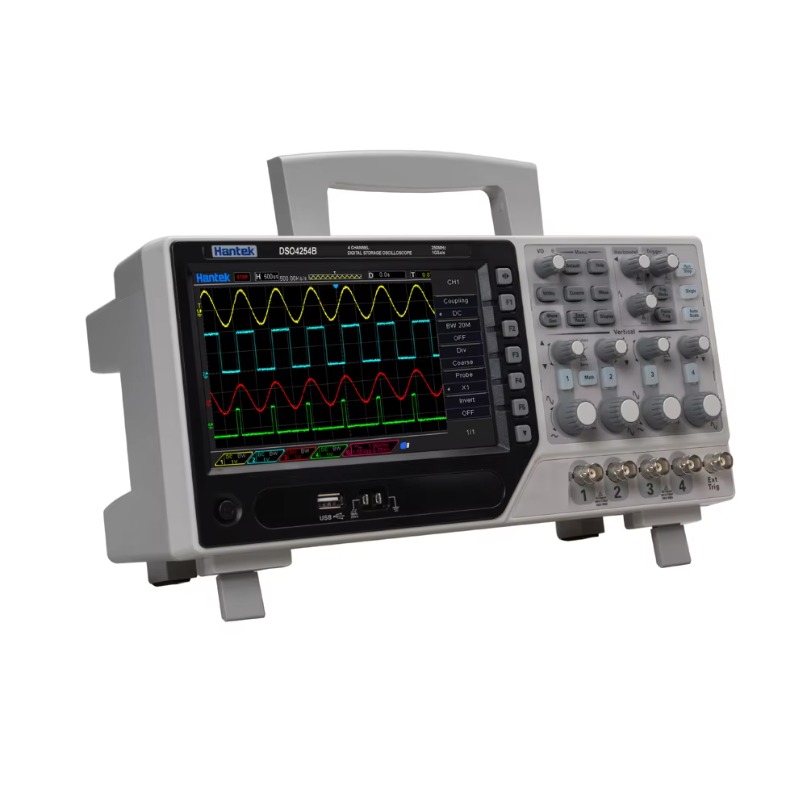 Digital Storage Oscilloscope 100Mhz 4Ch - Oscilloscope numérique portable Hantek DSO4000B Series