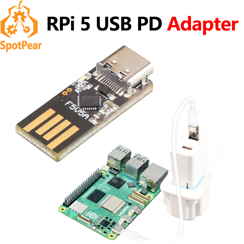 Banana Pi Bpi-M5 - Adaptateur d'alimentation Raspberry Pi 5 USB