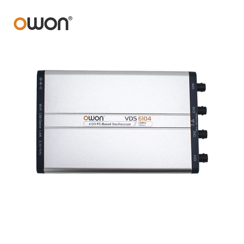Digital Storage Oscilloscope 100Mhz 4Ch - OWON VDS6074 VDS6104 Oscilloscope de stockage
