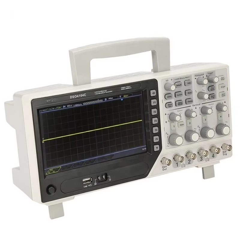 Digital Storage Oscilloscope 100Mhz 4Ch - Oscilloscope numérique Hantek DSO4104C 4 canaux
