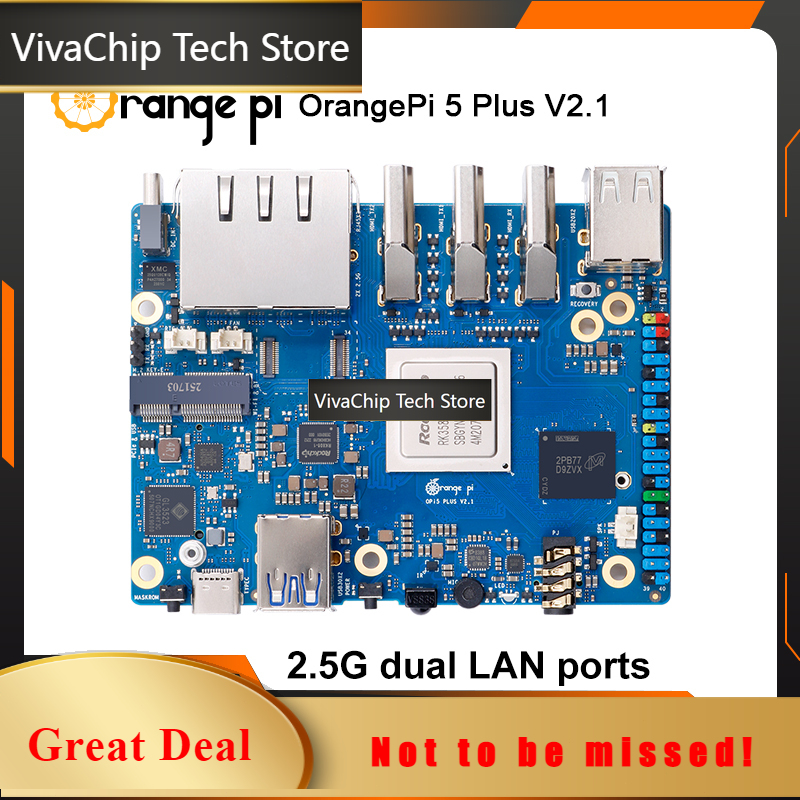 Orange Pi 5 Plus 16Gb - Carte de développement VivaCT Orange Pi