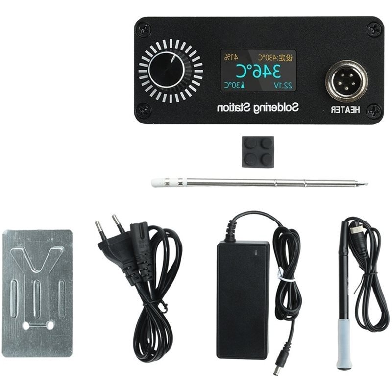 Soldering Station T12 Oled - Station de soudage numérique B03C-T12, mini