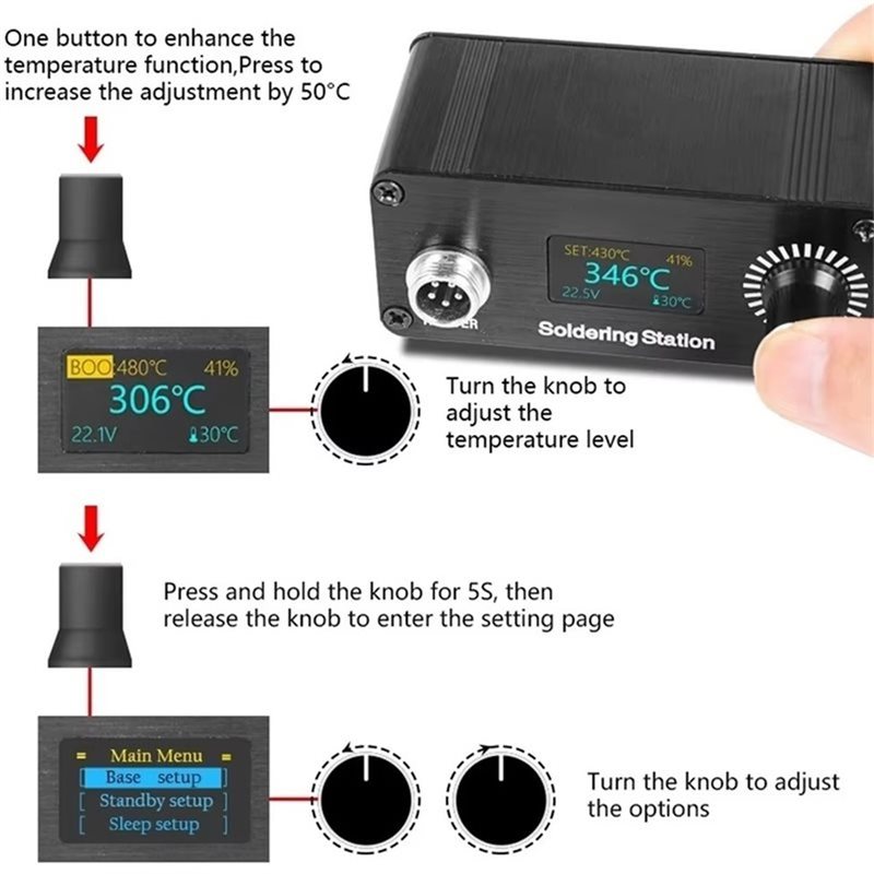 【A56X】T12 Mini station de soud - Soldering Station T12 Oled avis et prix