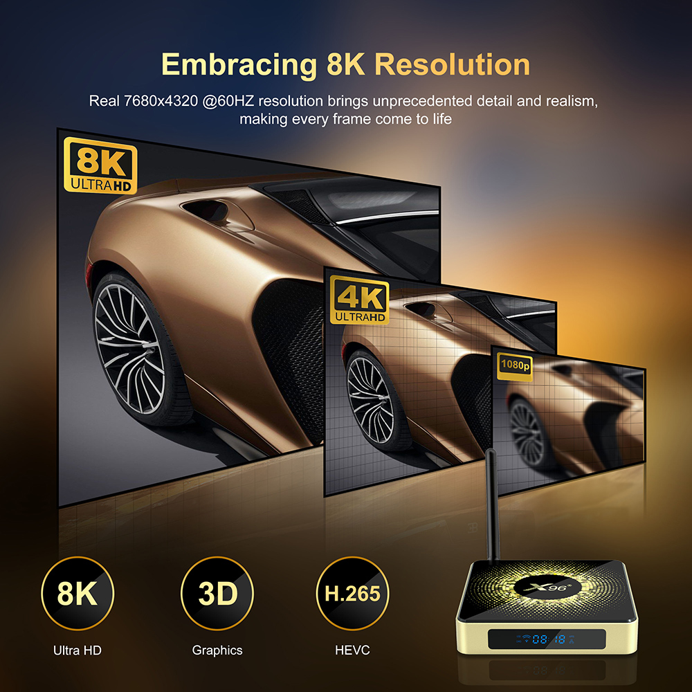 X96 X10 Amlogic S928X-J TV Box - Khadas Vim4 8Gb avis et prix