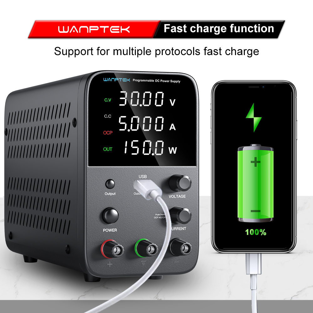 Alimentation de laboratoire Wa - Programmable Dc Power Supply 60V 5A avis et prix