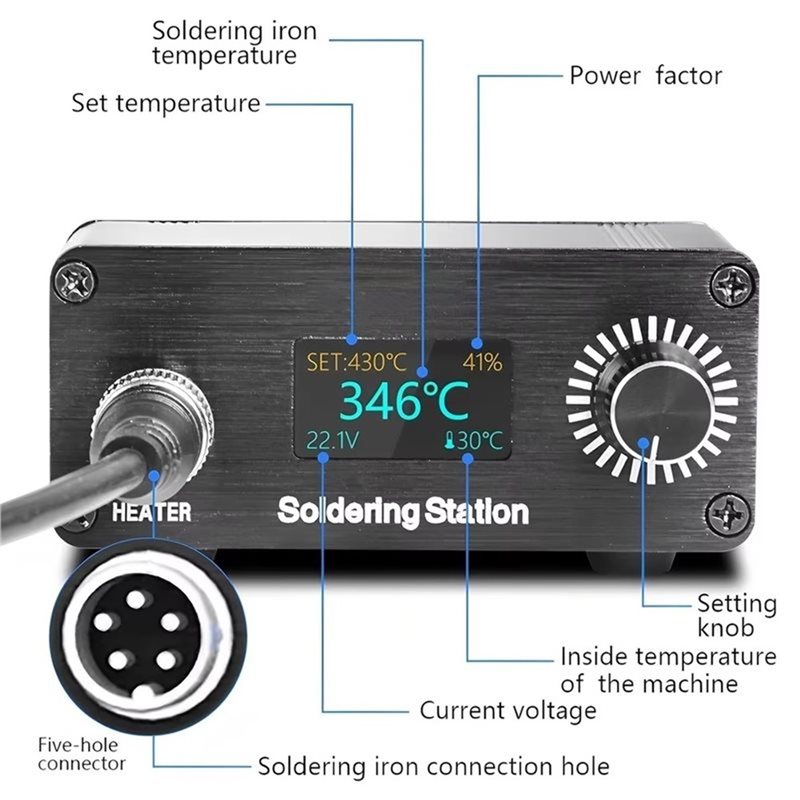 Station de soudage AB11-T12 po - Soldering Station T12 Oled avis et prix