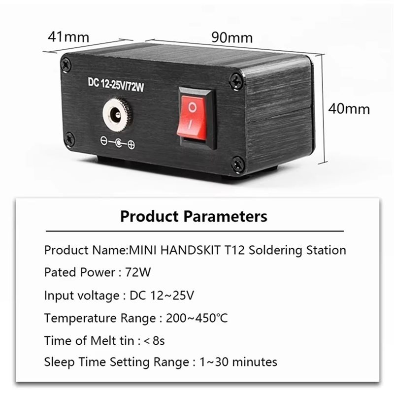 Station de soudage AB11-T12 po - Soldering Station T12 Oled avis et prix