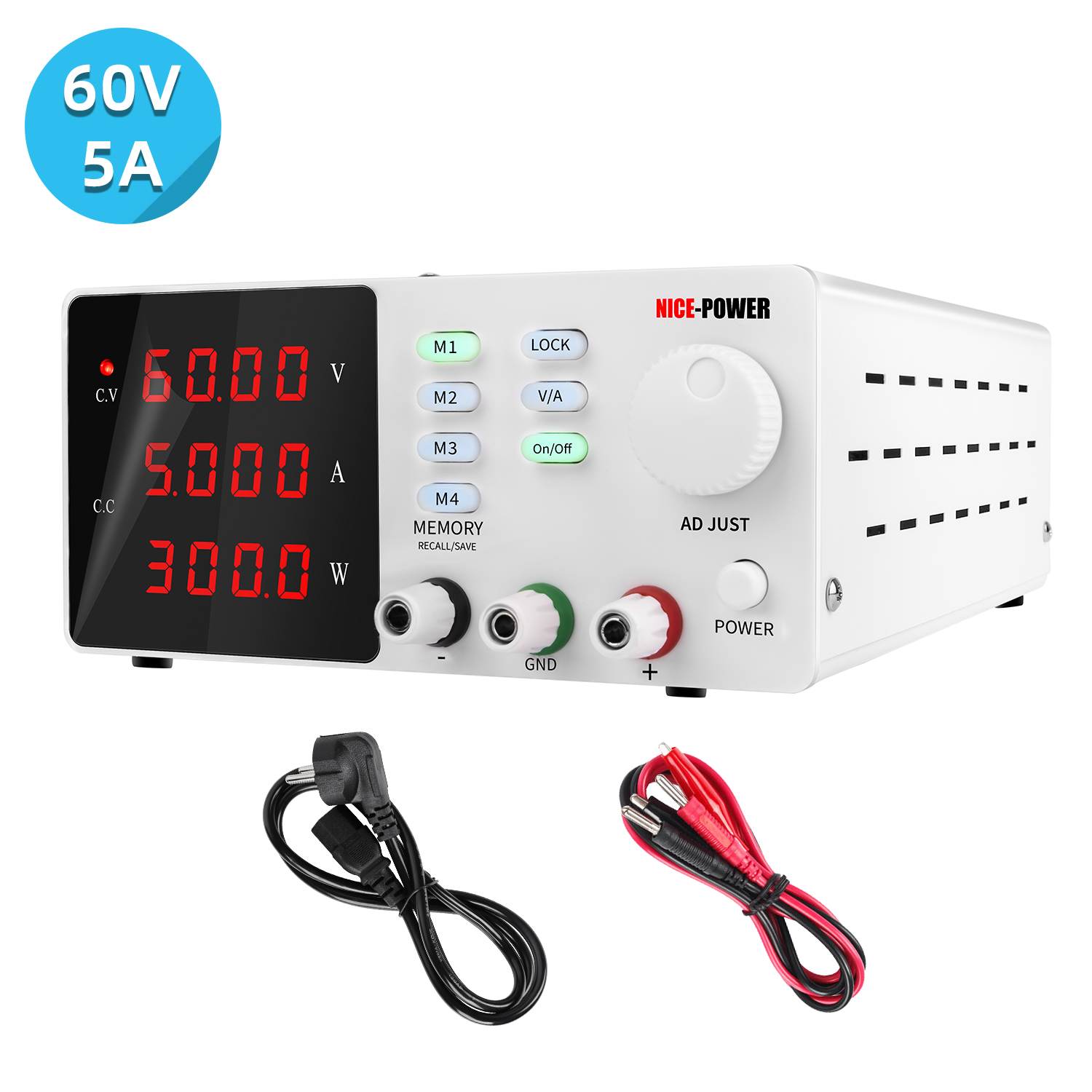 Nouveau Design belle puissance - Programmable Dc Power Supply 60V 5A avis et prix