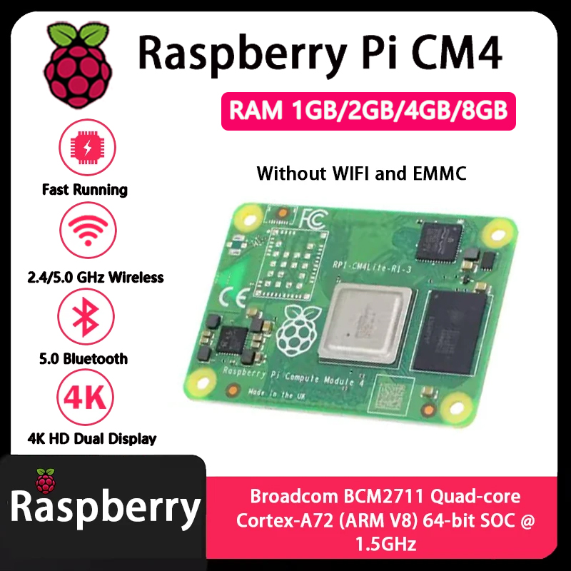 Raspberry Pi CM4 1GB/2GB/4GB/8 - Raspberry Pi Compute Module 4 8Gb 32Gb avis et prix