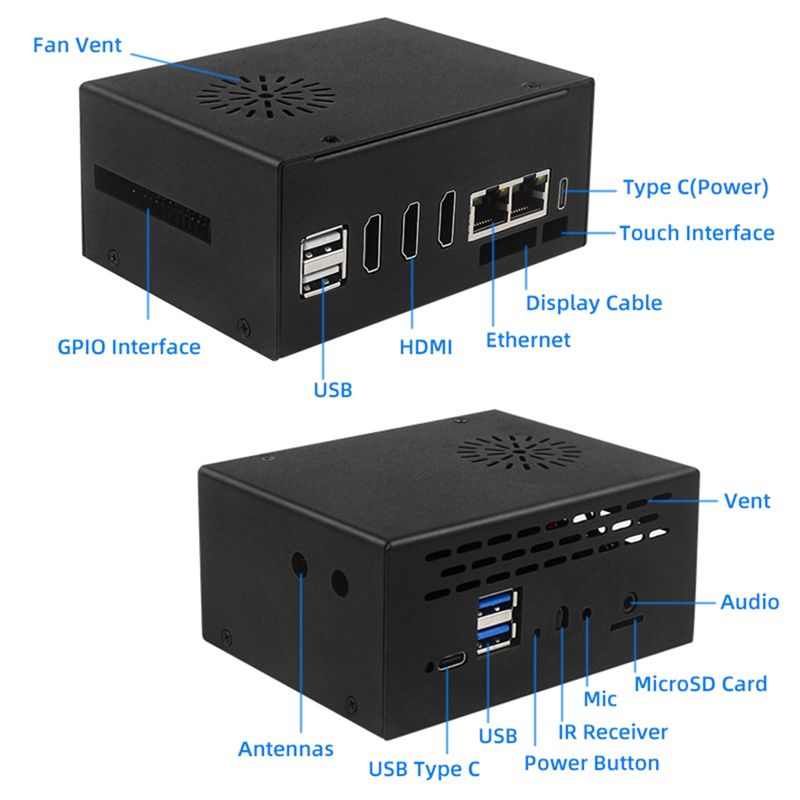 Boîtier métallique A29F de hau - Orange Pi 5 Plus 16Gb avis et prix