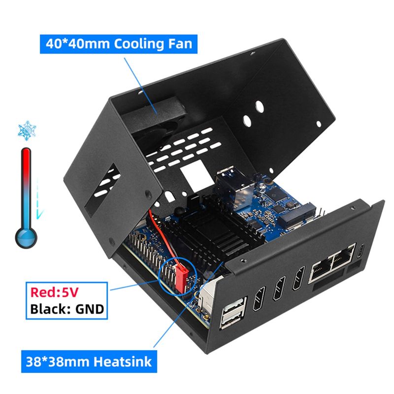 Boîtier métallique A29F de hau - Orange Pi 5 Plus 16Gb avis et prix
